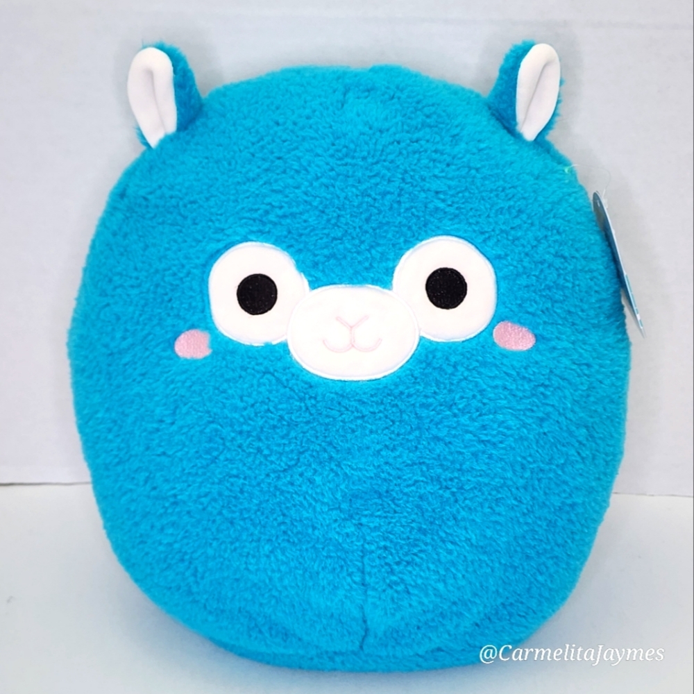 TIM 🦙 Blue Alpaca FuzzAMallow Original Squishmallow by Kelly Toy ☆ NWT ☆